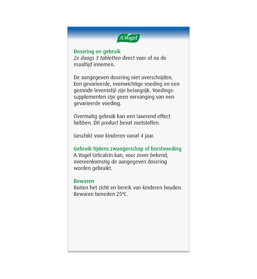 A.Vogel Urticalcin (1000 tabletten) - image 2
