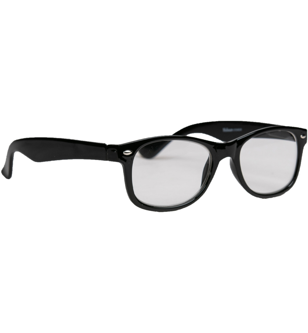 Melleson Leesbril wayfarer glans zwart +2.00 (1 stuk)