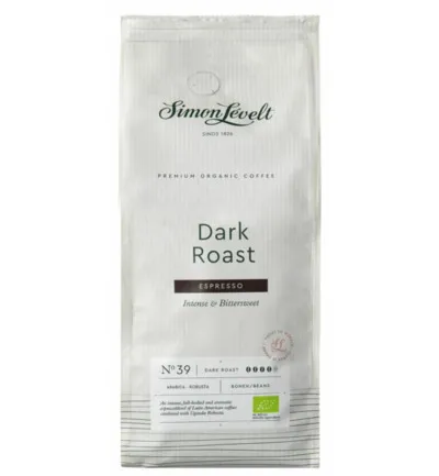 Simon Levelt Espresso Dark Roast Bonen Bio (1000 gr)