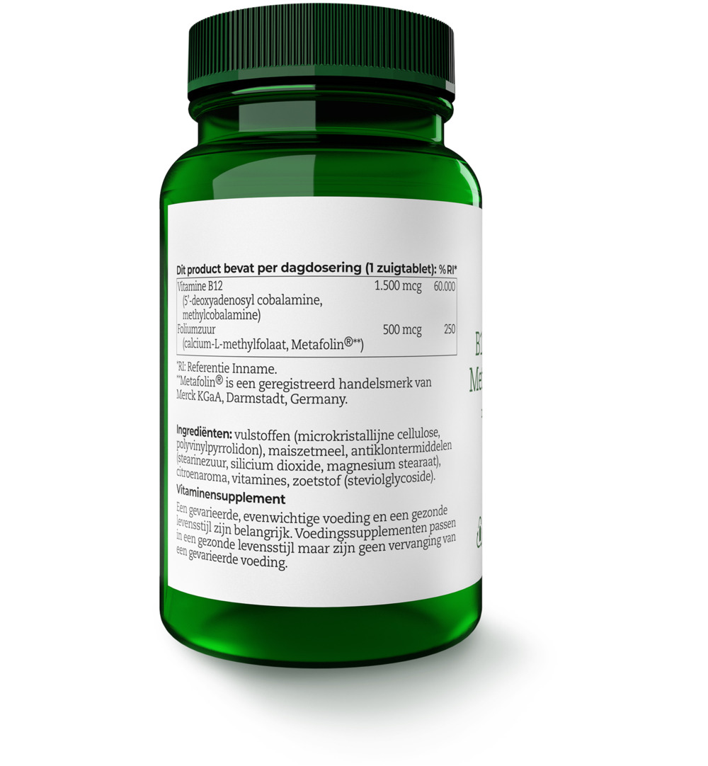 AOV 253 B12 Adenosyl & methylcobalamine (60 zuigtabletten)