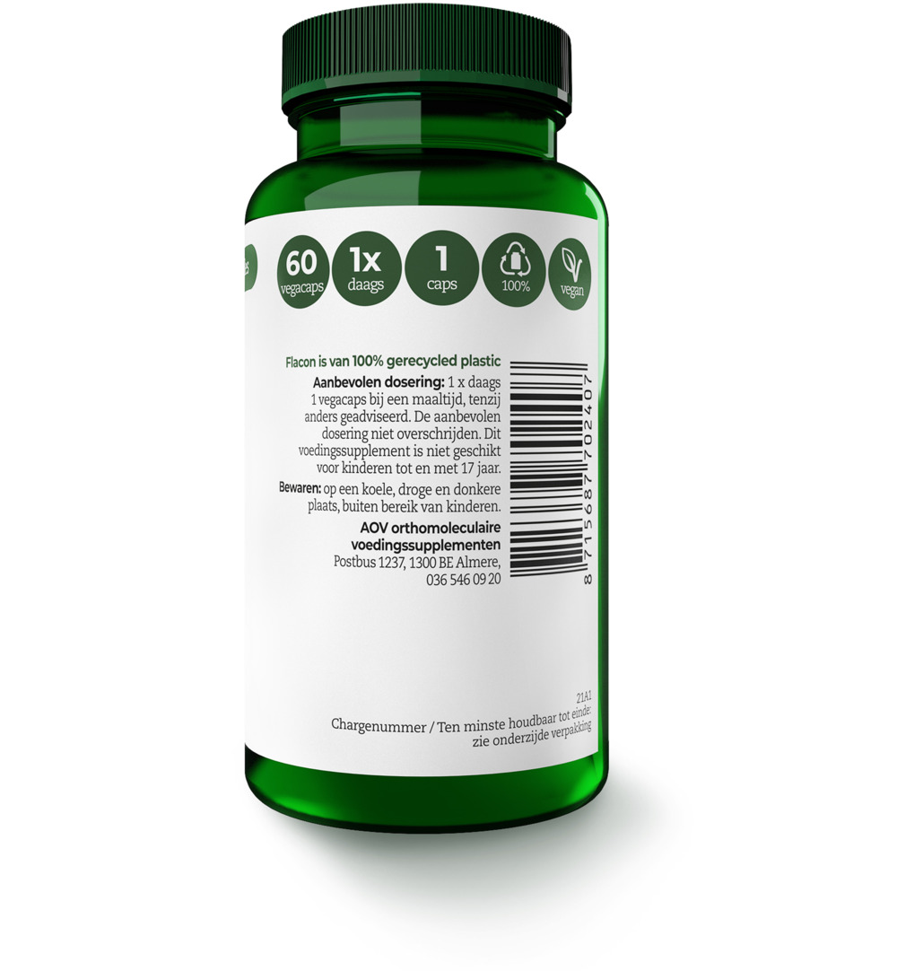 Aov 240 Vitamine B Complex 30Mg (60 vega capsules) - image 2