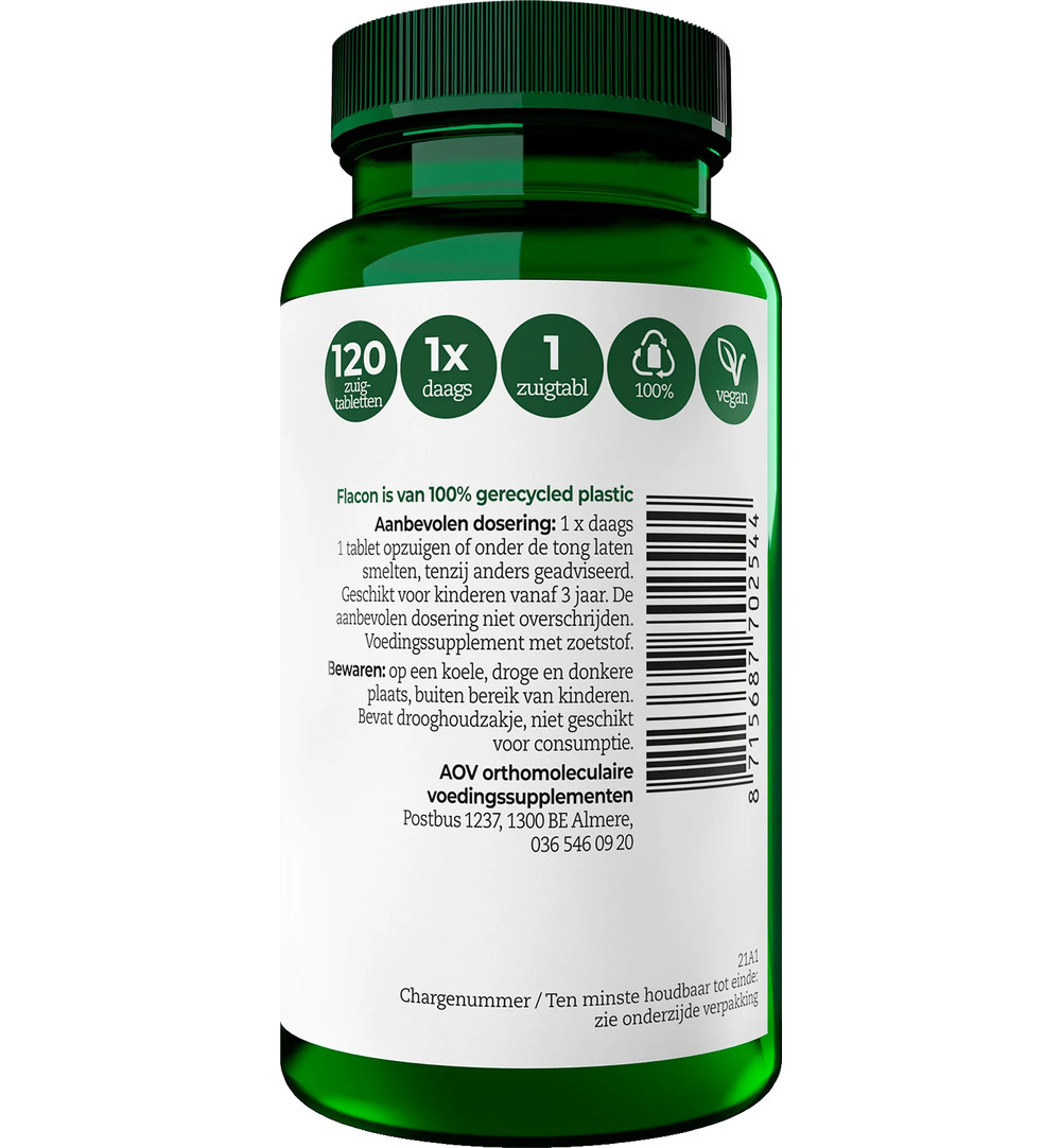 AOV 254 B12 Adenosyl & methylcobalamine (120 zuigtabletten)