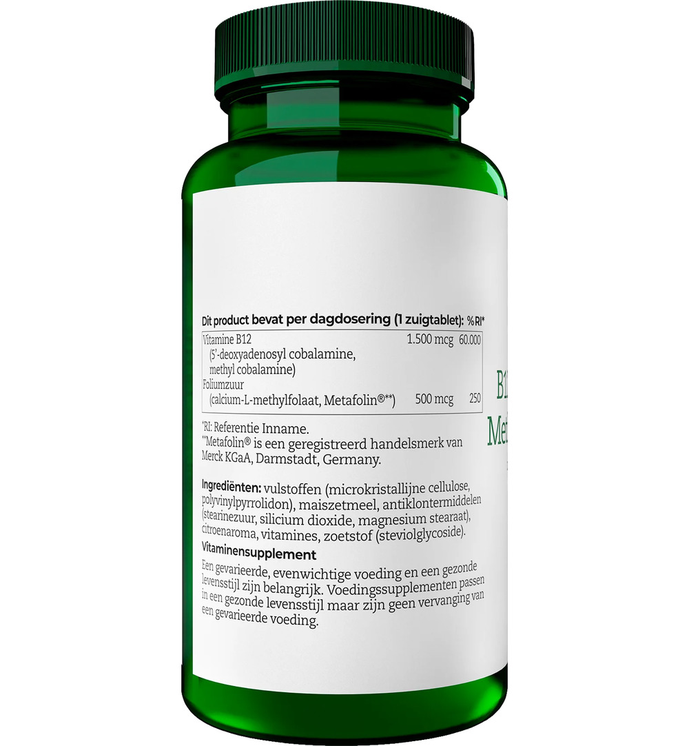 AOV 254 B12 Adenosyl & methylcobalamine (120 zuigtabletten) - image 2