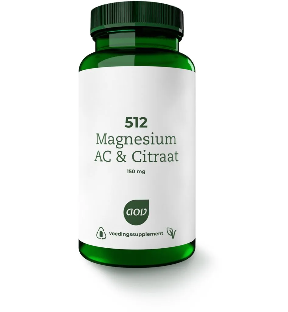 AOV 512 Magnesium AC & citraat 150mg (60 tabletten)