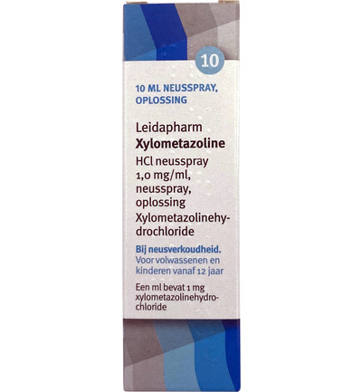 Leidapharm Xylometazoline hcl neusspray 1mg/ml uad (10 ml)