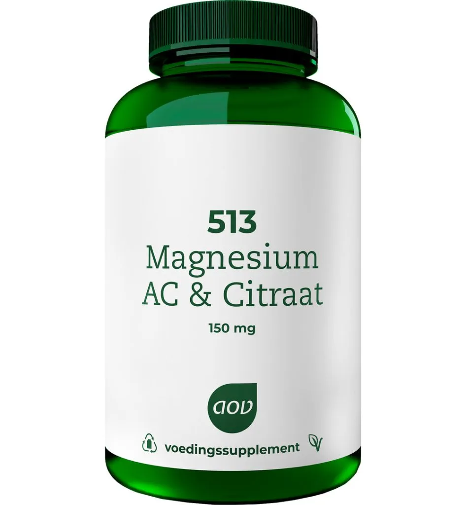 AOV 513 Magnesium AC & citraat 150mg (180 tabletten)