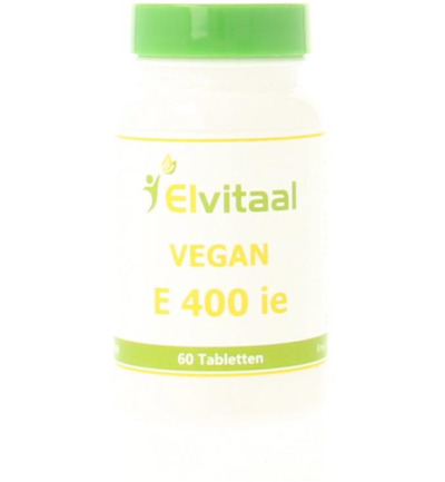 Elvitaal/Elvitum Vitamine E400 Vegan (60 tabletten)