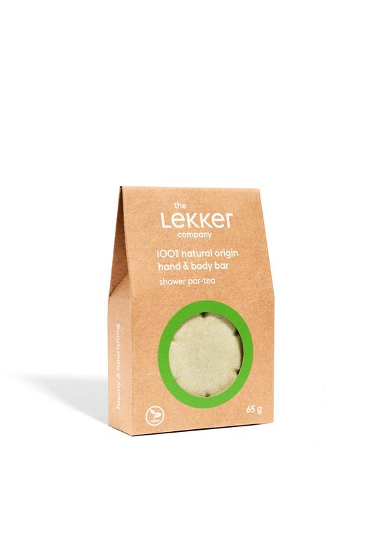 Lekker Raw Natuurlijke bodybar shower par -tea (65 gr)