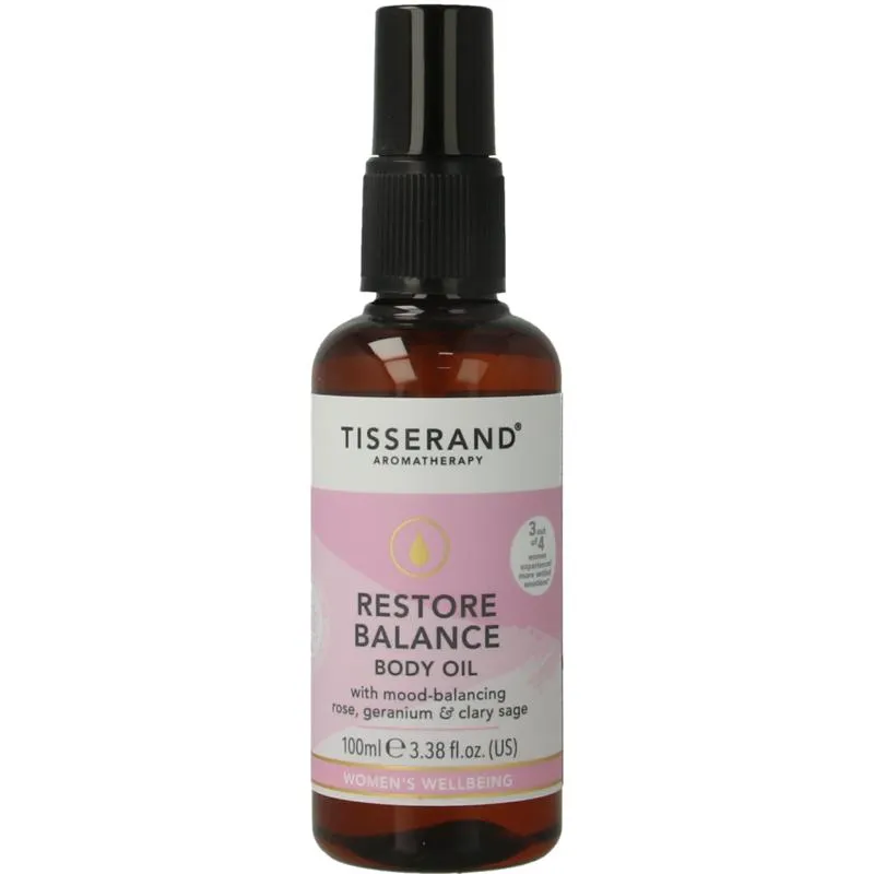 Tisserand Restore balance massage & body oil (100 ml)