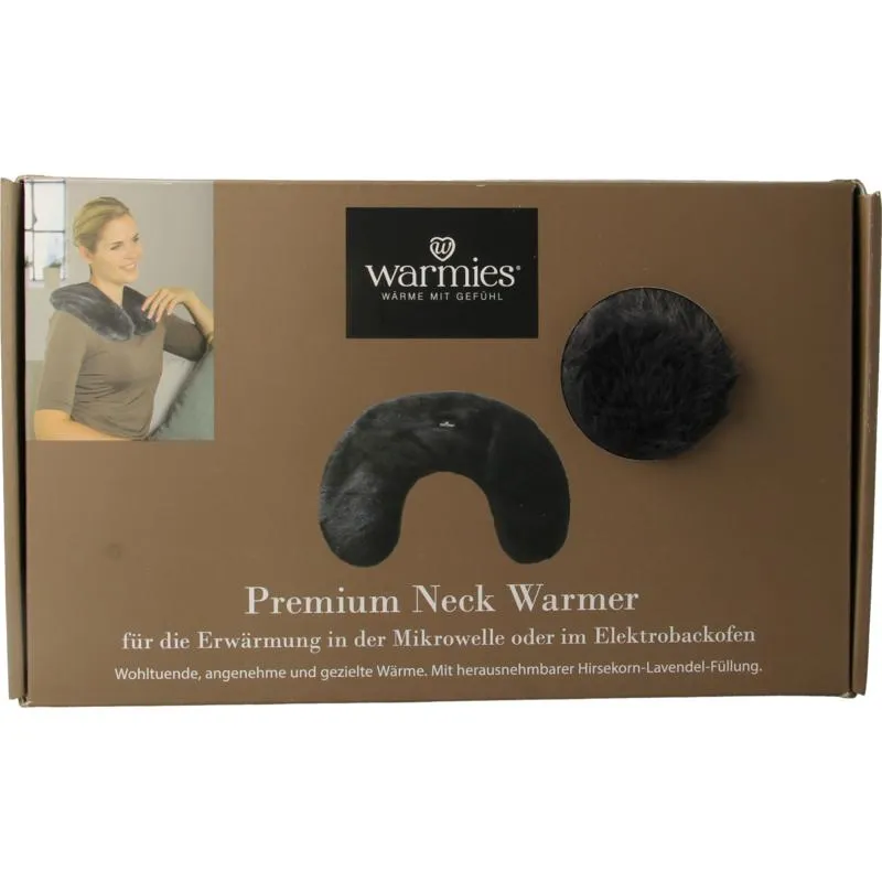 Warmies Neck Warmer Zwart (1 stuk)