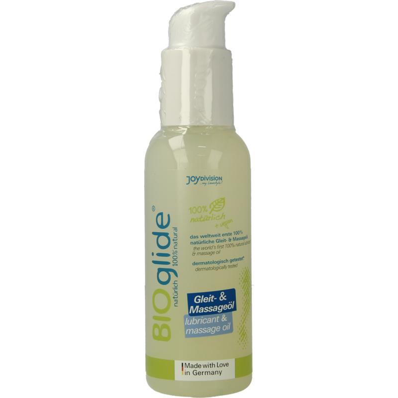 Bioglide Glijmiddel en massageolie (125 ml)