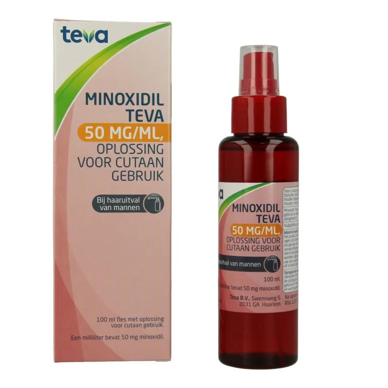 Teva Minoxidil 50mg/mg oplossing (100 ml)