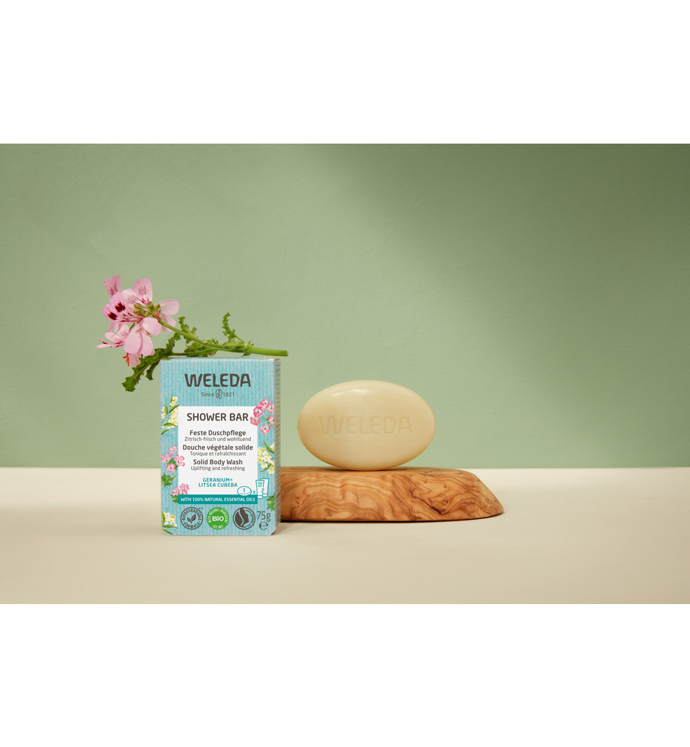 WELEDA Shower bar geranium + litsea cubeba (75 gr) - image 2