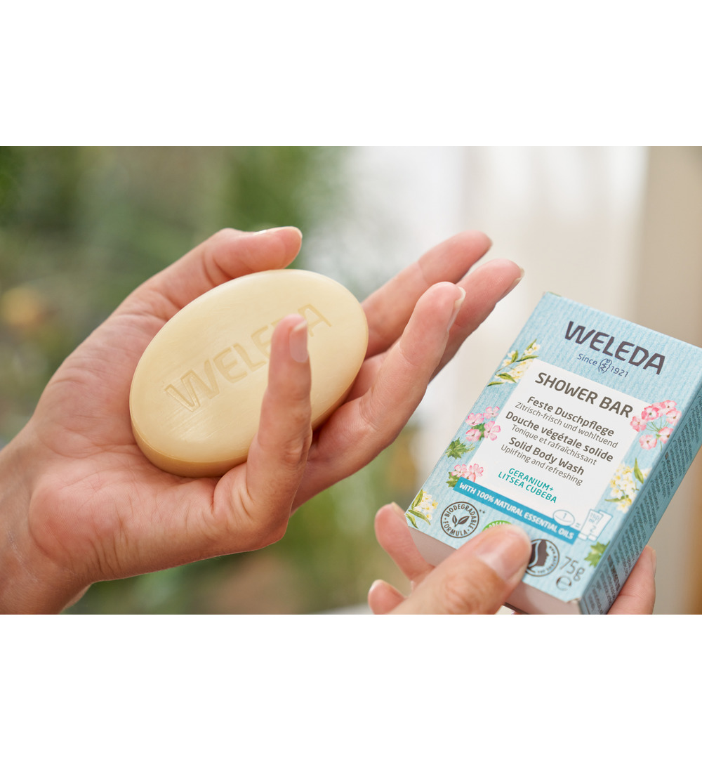 WELEDA Shower bar geranium + litsea cubeba (75 gr) - image 3