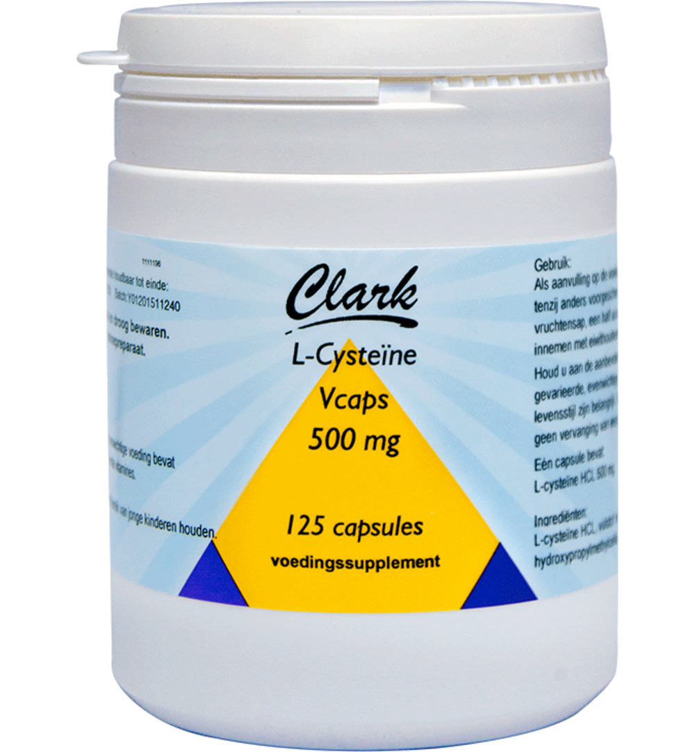 Clark L-Cysteine 500mg (125 vega capsules)