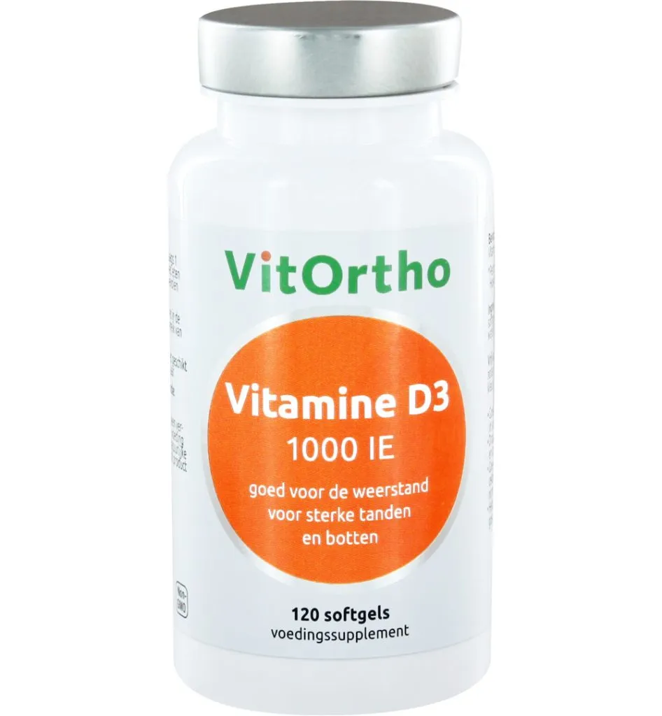 VitOrtho Vitamine D3 1000IE (120 softgels)