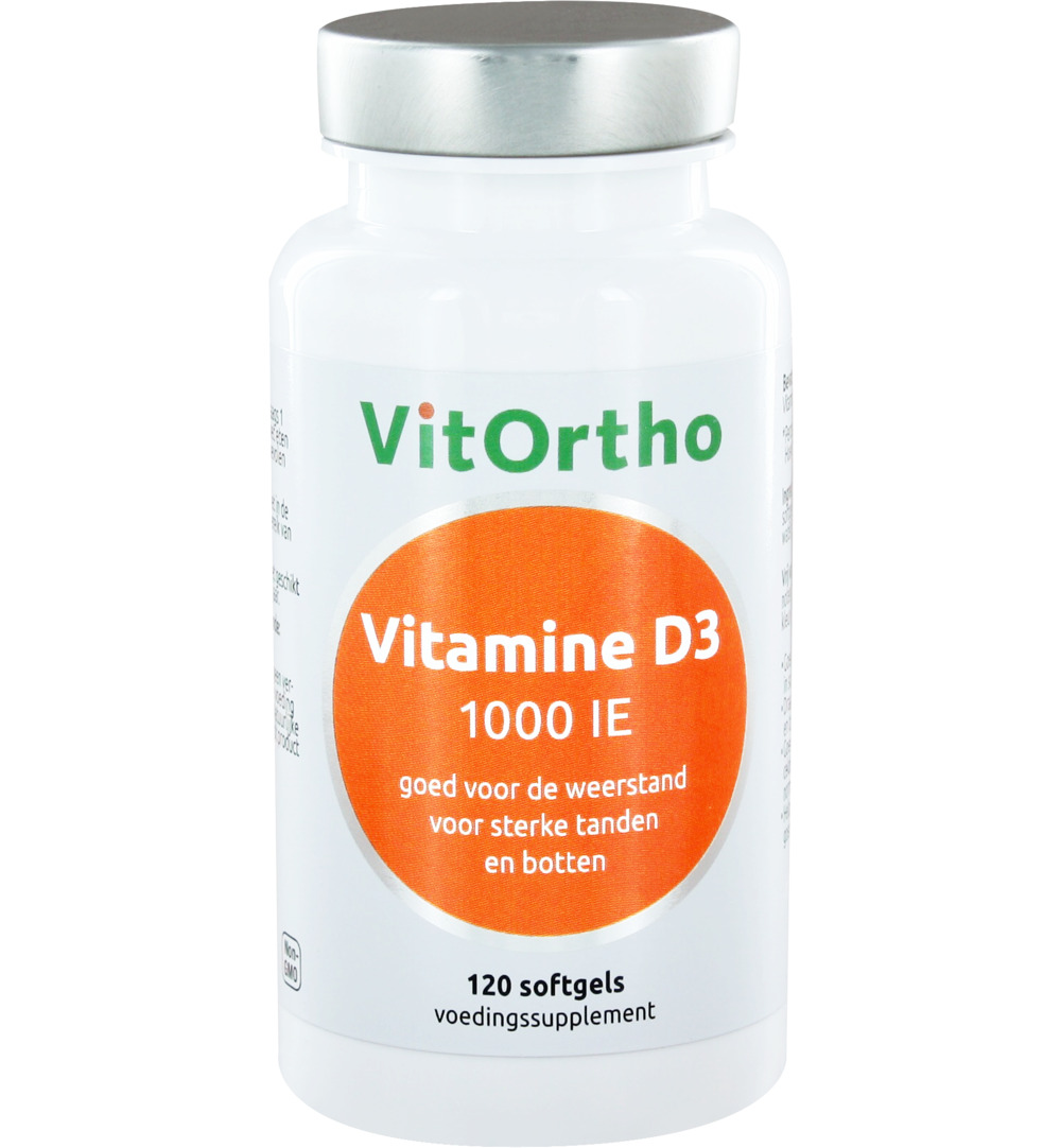 VitOrtho Vitamine D3 1000IE (120 softgels)