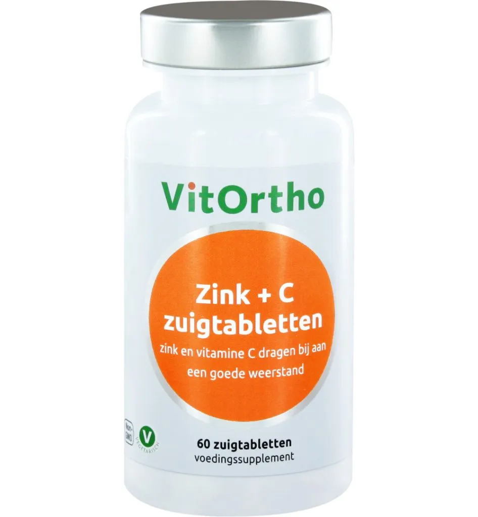 VitOrtho Zink + C  (60 zuigtabletten)