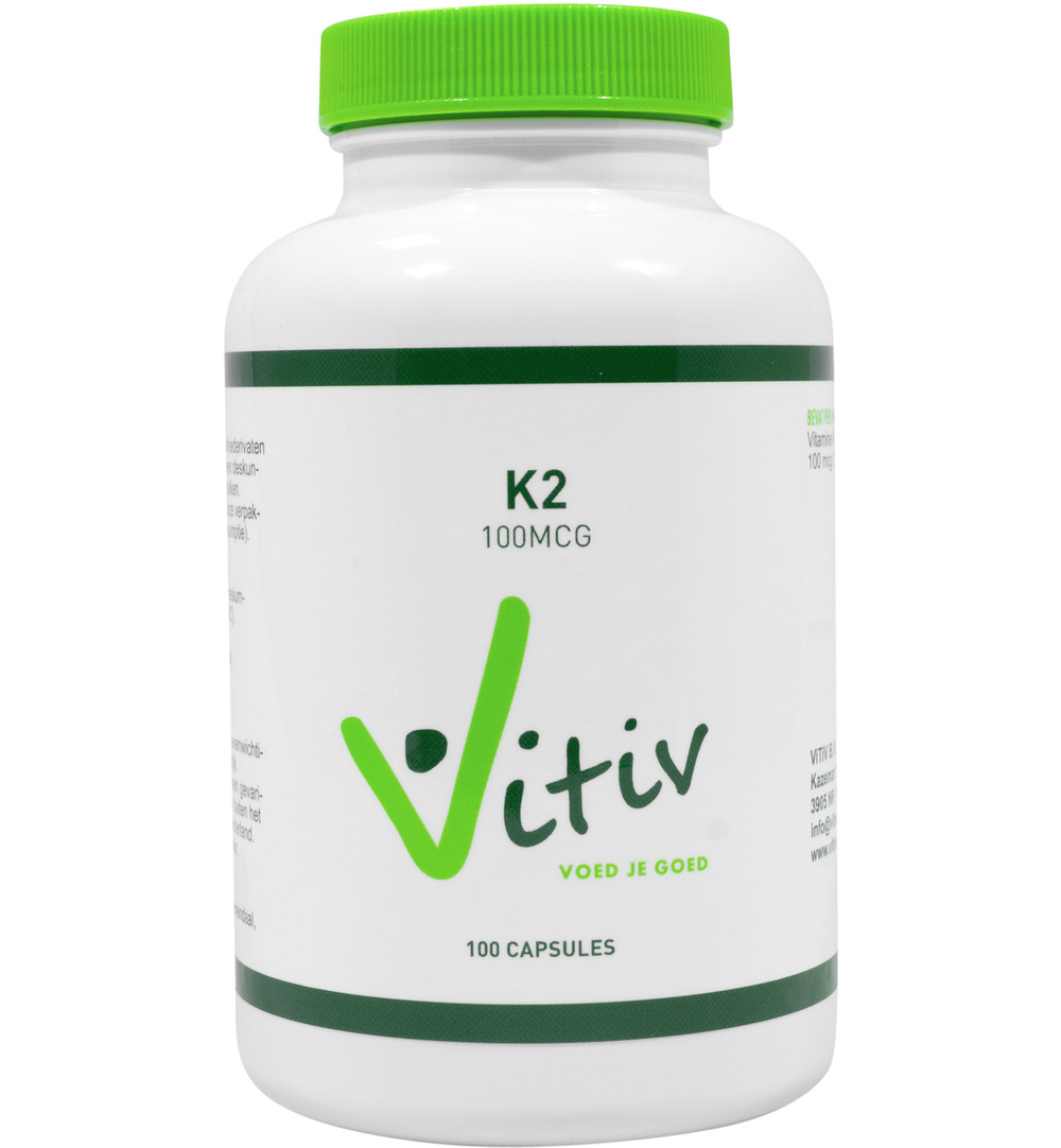 Vitiv Vitamine K2 100mcg (100 capsules)