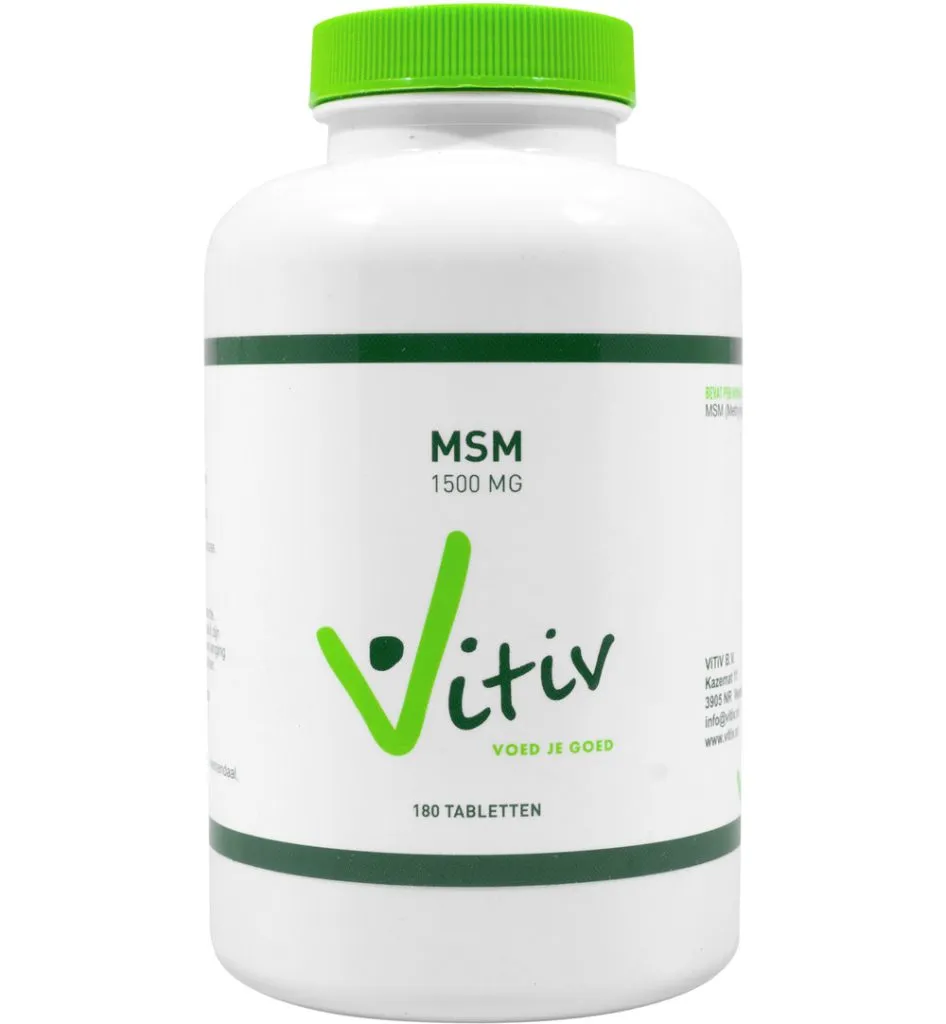 Vitiv MSM 1500 mg (180 tabletten)