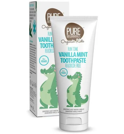 Pure Beginnings Vanilla mint toothpaste xylitol (75 ml)