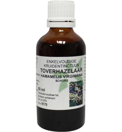 De Cruydhof Hamamelis virginiana cort / toverhazelaar tinctuur (50 ml)