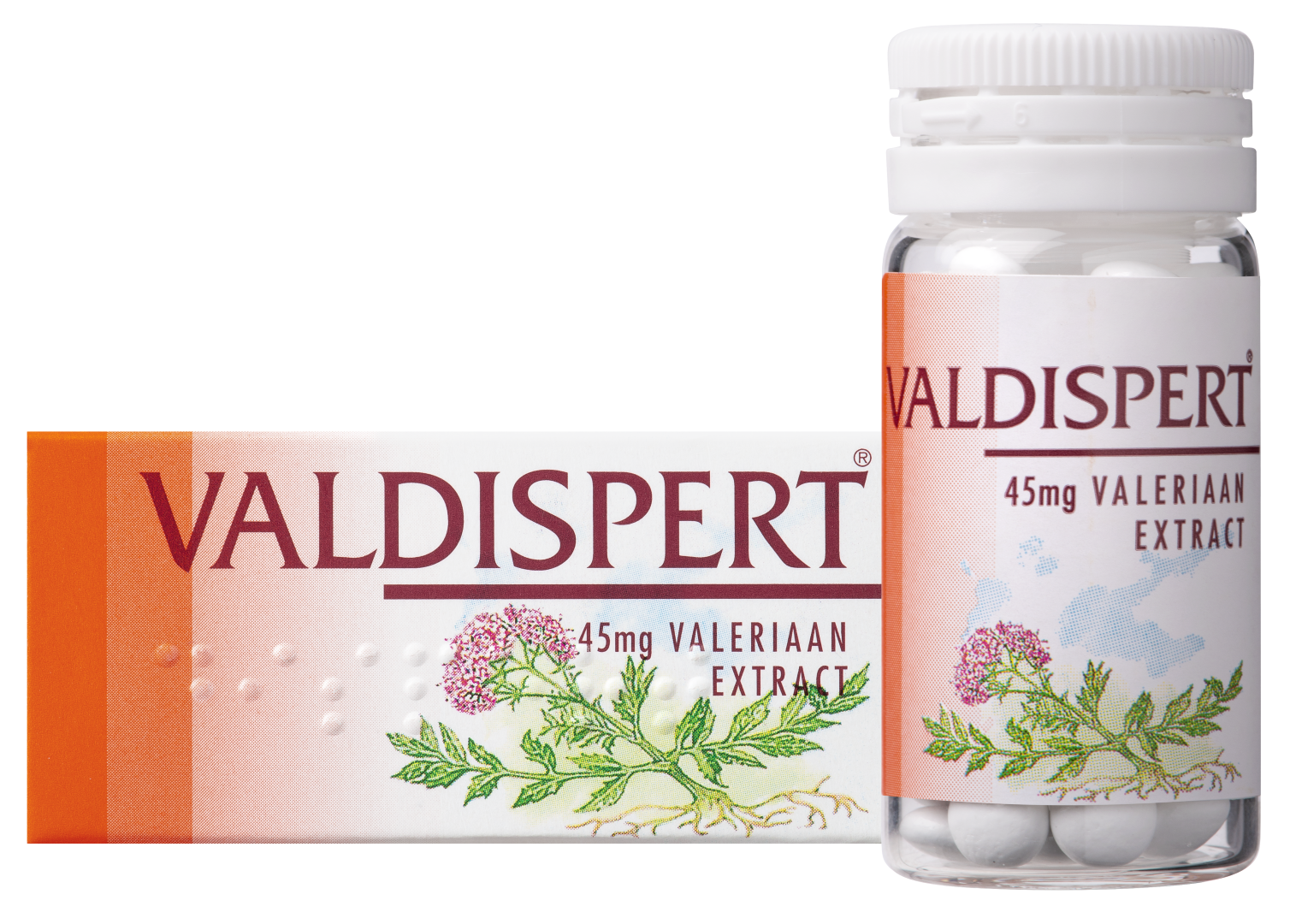 Valdispert 45mg valeriaan extract (100 dragees)