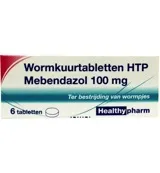 Healthypharm Mebendazol/Wormkuur (6 tabletten)