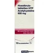 Healthypharm Acetylcysteine 600mg (10 bruistabletten)