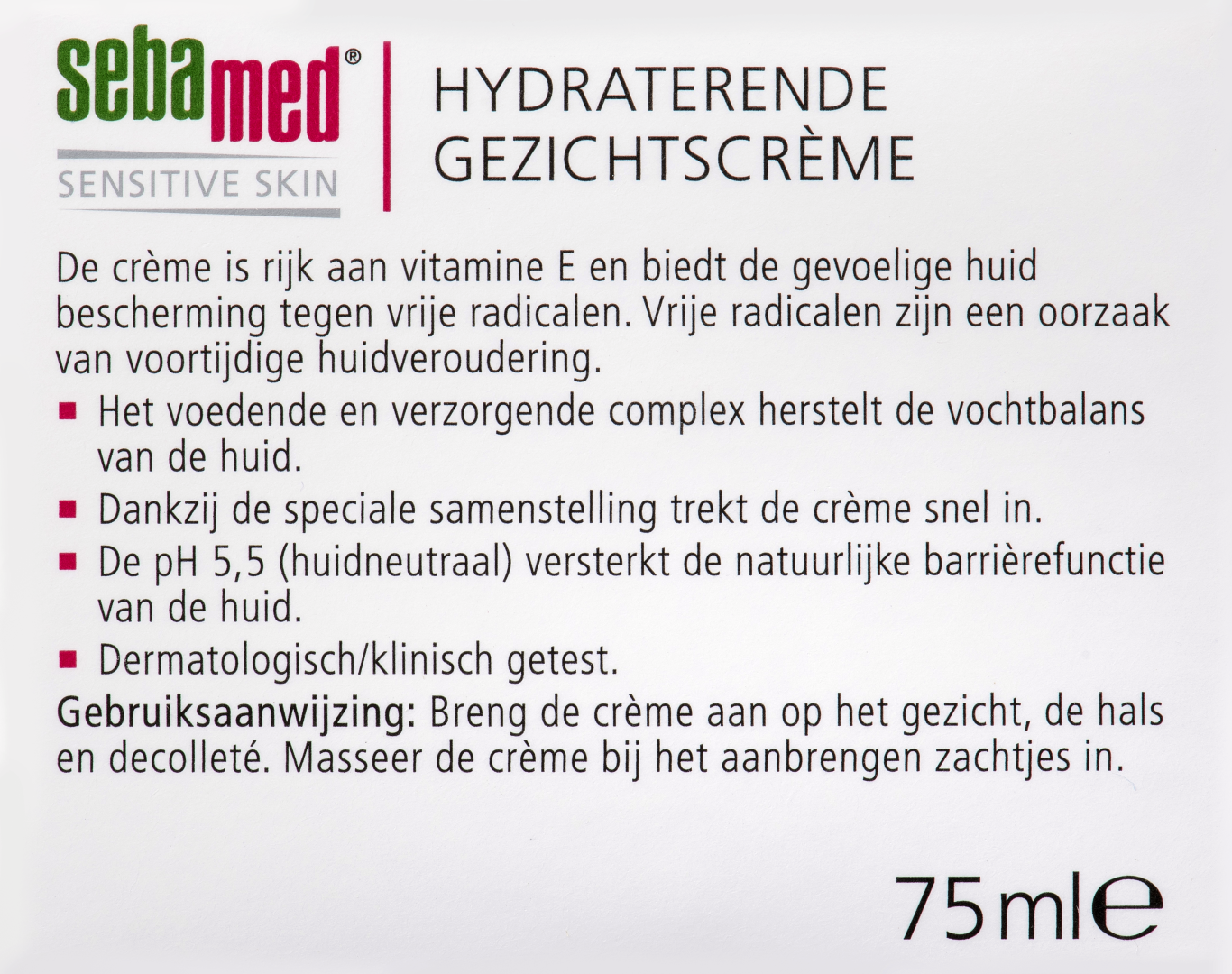 Sebamed Creme pot (75 ml)