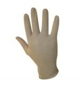 cmt Onderzoekshandschoen latex naturel gepoederd XL (100 stuks)