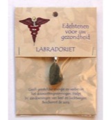 Steengoed Hanger gezondheidssteen labradoriet (1 stuk)
