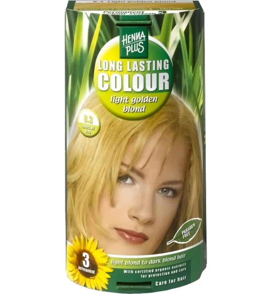 Hennaplus Long lasting colour 8.3 golden blond (100 ml)