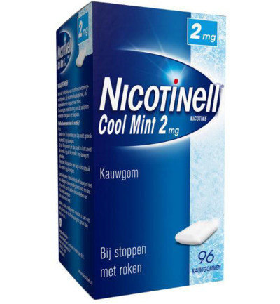 Nicotinell Kauwgom cool mint 2 mg (96 stuks)
