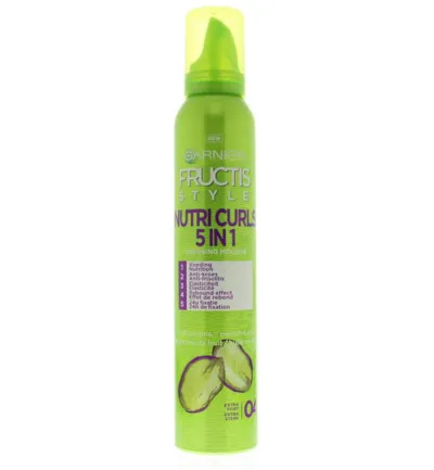 Garnier Fructis Style Mousse 5-In-1 Nutri Krul (200 ml)