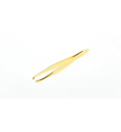 Malteser Pincet 8 Cm Verguld Drukst Smal 82 (1 stuk)