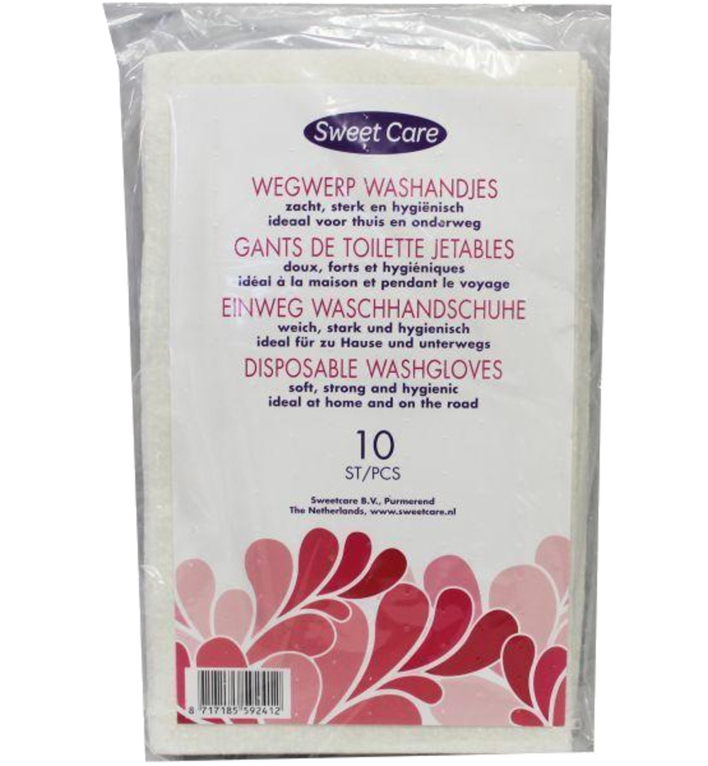 SweetCare Baby wegwerpwashandjes (10 stuks)