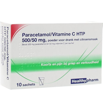 Healthypharm Paracetamol & Vit C (10 zakjes)