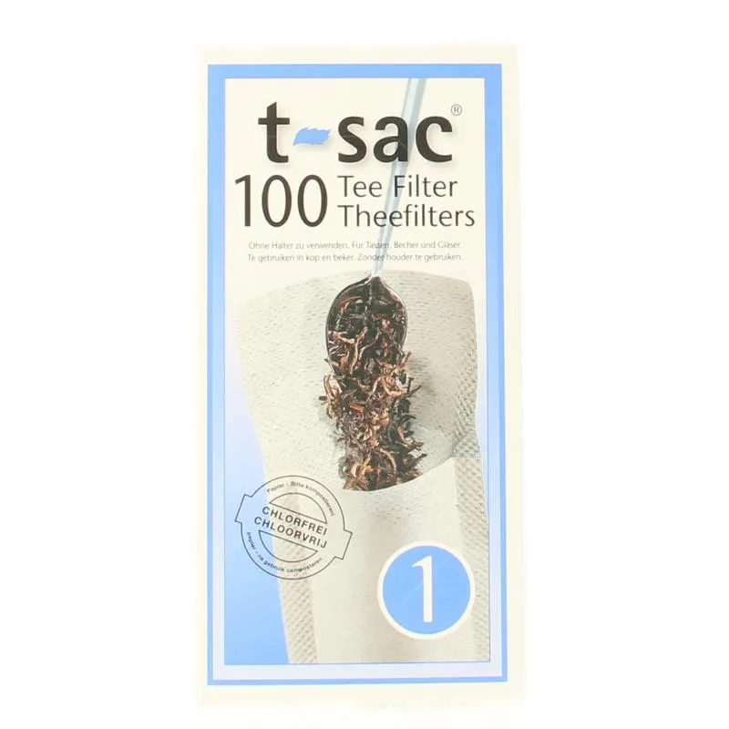 T-Sac Theefilters No.1 (100 stuks)
