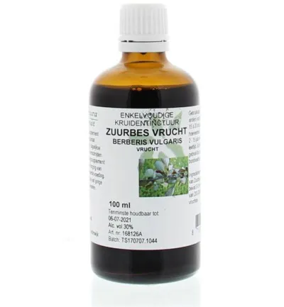 De Cruydhof Berberis vulgaris / zuurbes vrucht tinctuur (100 ml)