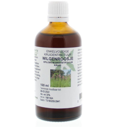 De Cruydhof Epilobium angustifolium / wilgenroosje tinctuur (100 ml)