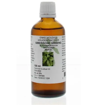 De Cruydhof Siberische Ginseng Wortel (100 ml)