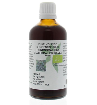 De Cruydhof Glechoma Hederacea / Hondsdraf Tinctuur Bio (100 ml)