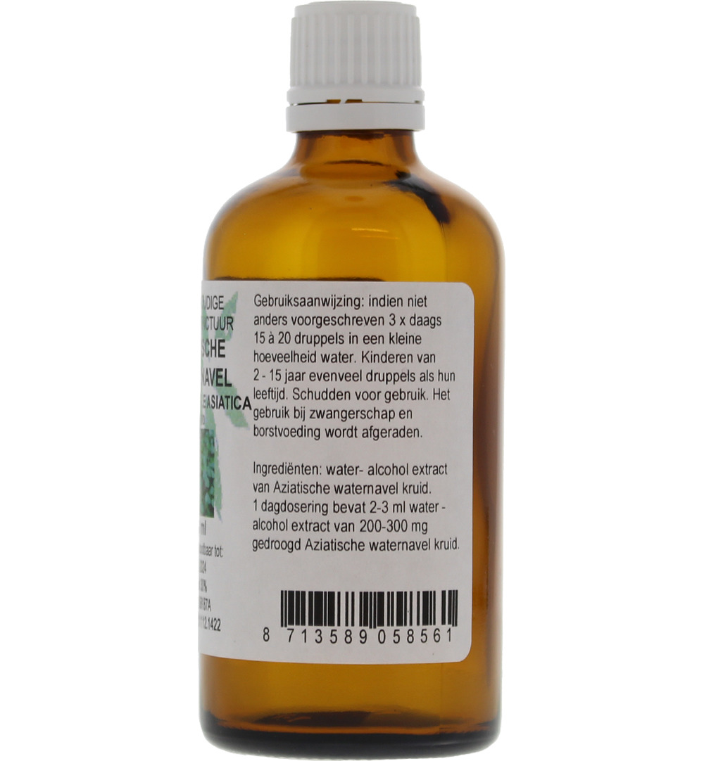 De Cruydhof Hydrocotyle asiatica/aziat waternavel tinctuur bio (100 ml) - image 2