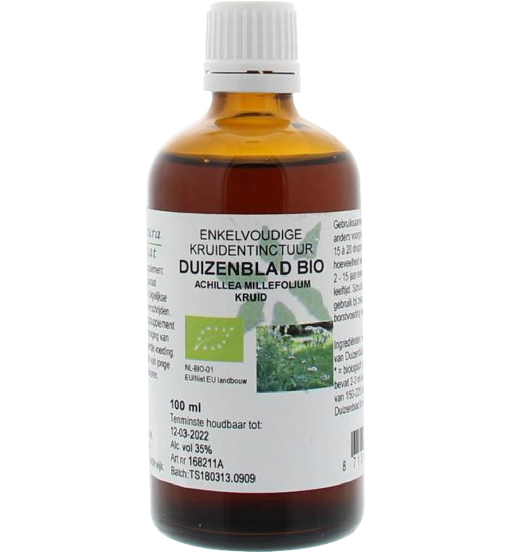 De Cruydhof Achillea millefolium/duizendblad tinctuur bio (100 ml)