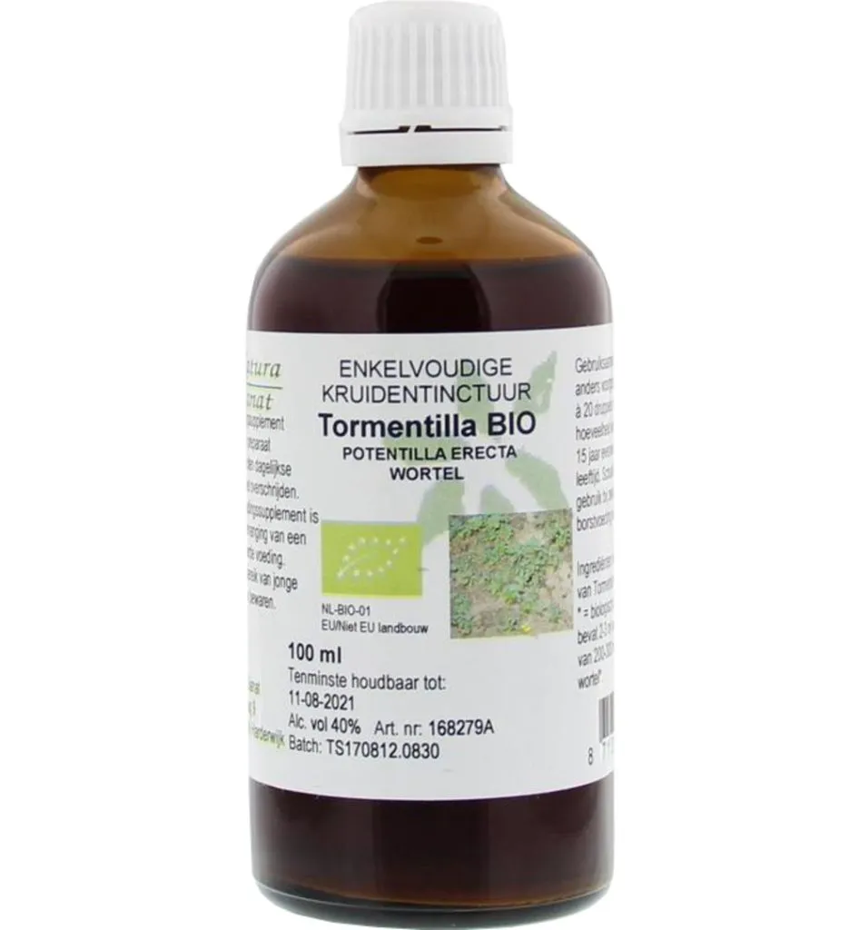 De Cruydhof Tormentil wortel tinctuur bio (100 ml)