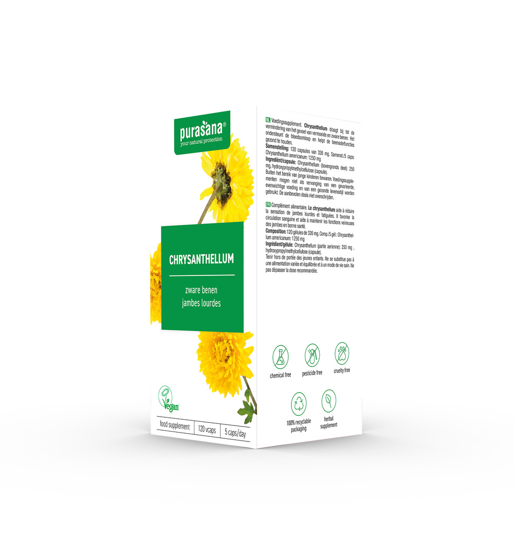 Purasana Chrysanthellum Vegan (120 vega capsules) - image 4