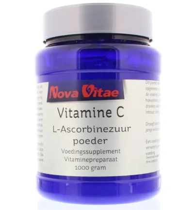 Nova Vitae Vitamine C ascorbinezuur poeder (1000 gr)