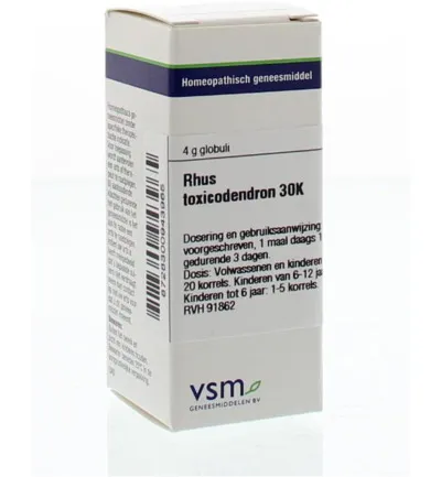 VSM Rhus toxicodendron 30K (4 gr)