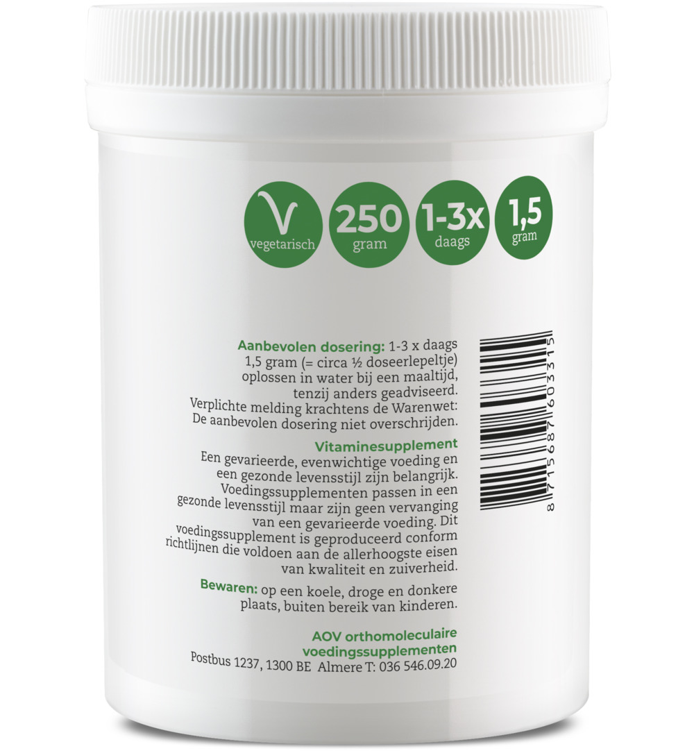 AOV 331 Vitamine C calcium ascorbaat (250 gr)